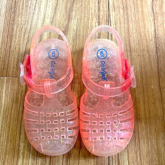 Shoes Cat Jack Pink Glitter Jelly Sandals Size 6 Poshmark